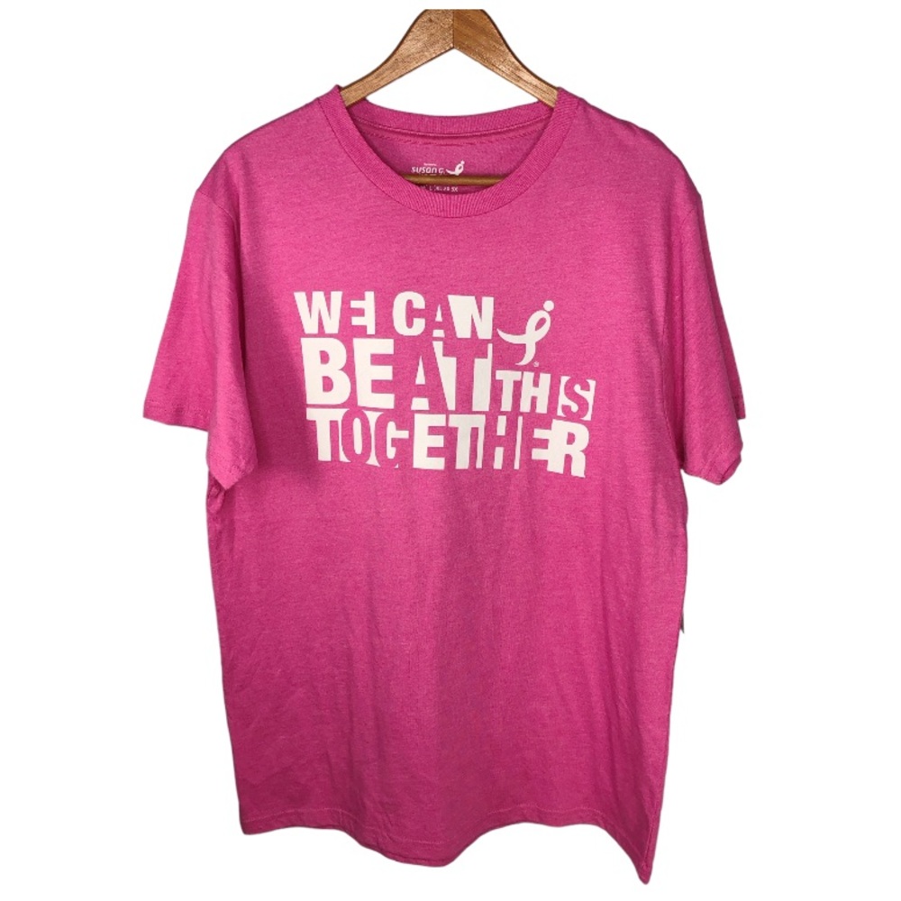 NWT Susan G. Komen Breast Cancer Awareness T-Shirt Size Large (OR) XL